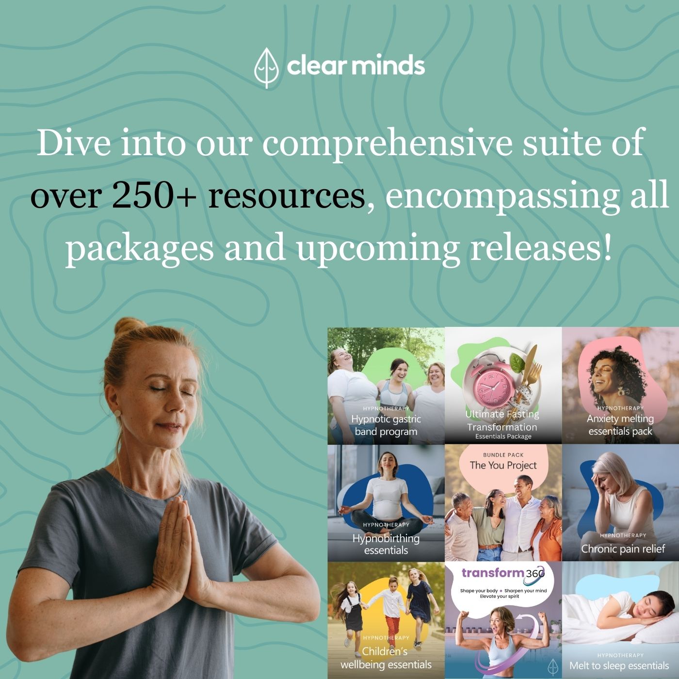 Master Collection Hypnotherapy - Lifetime All Access Family Package (200+ Sessions) - Clearmindshypnotherapy