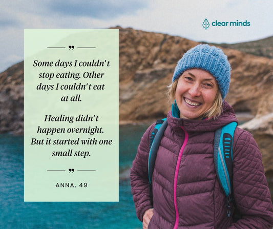 "Some days I couldn't stop eating. Other days I couldn't eat at all."