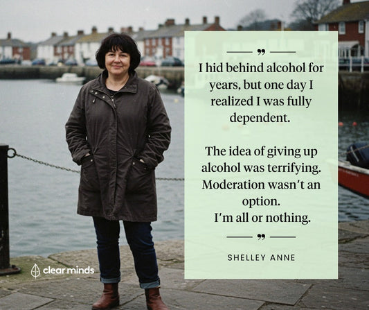 "I hid behind alcohol for years, but one day I realised I was fully dependent."