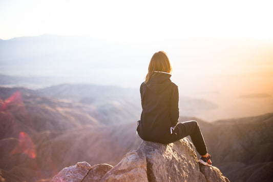 Person in a calm, focused state — representing how hypnotherapy supports adult ADHD and attention regulation