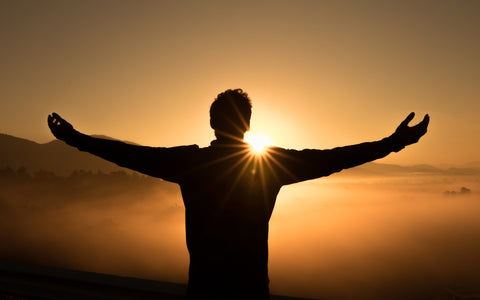 Person meditating peacefully, representing calm and mental clarity