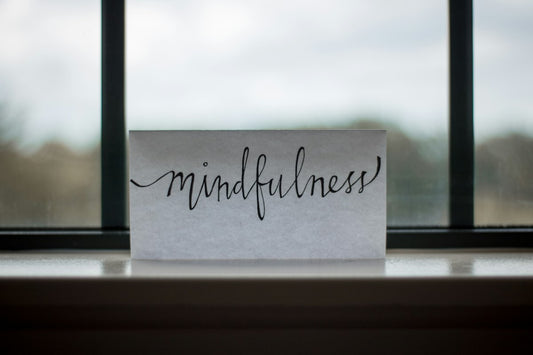 Person sitting quietly in soft natural light, eyes closed, finding peace and calm — representing hypnotherapy for rumination and letting go of the past