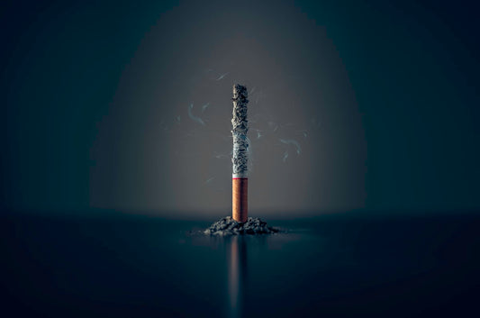 Person feeling calm and free at home after quitting smoking with hypnotherapy, even while living with a partner who smokes