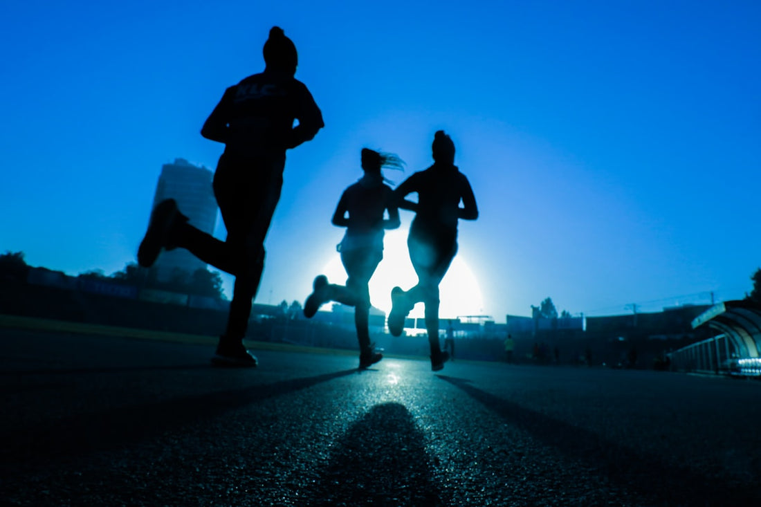 Athlete in focused mental preparation before competition