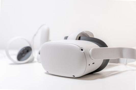 Person in a calm, immersive environment representing VR-enhanced hypnotherapy for anxiety