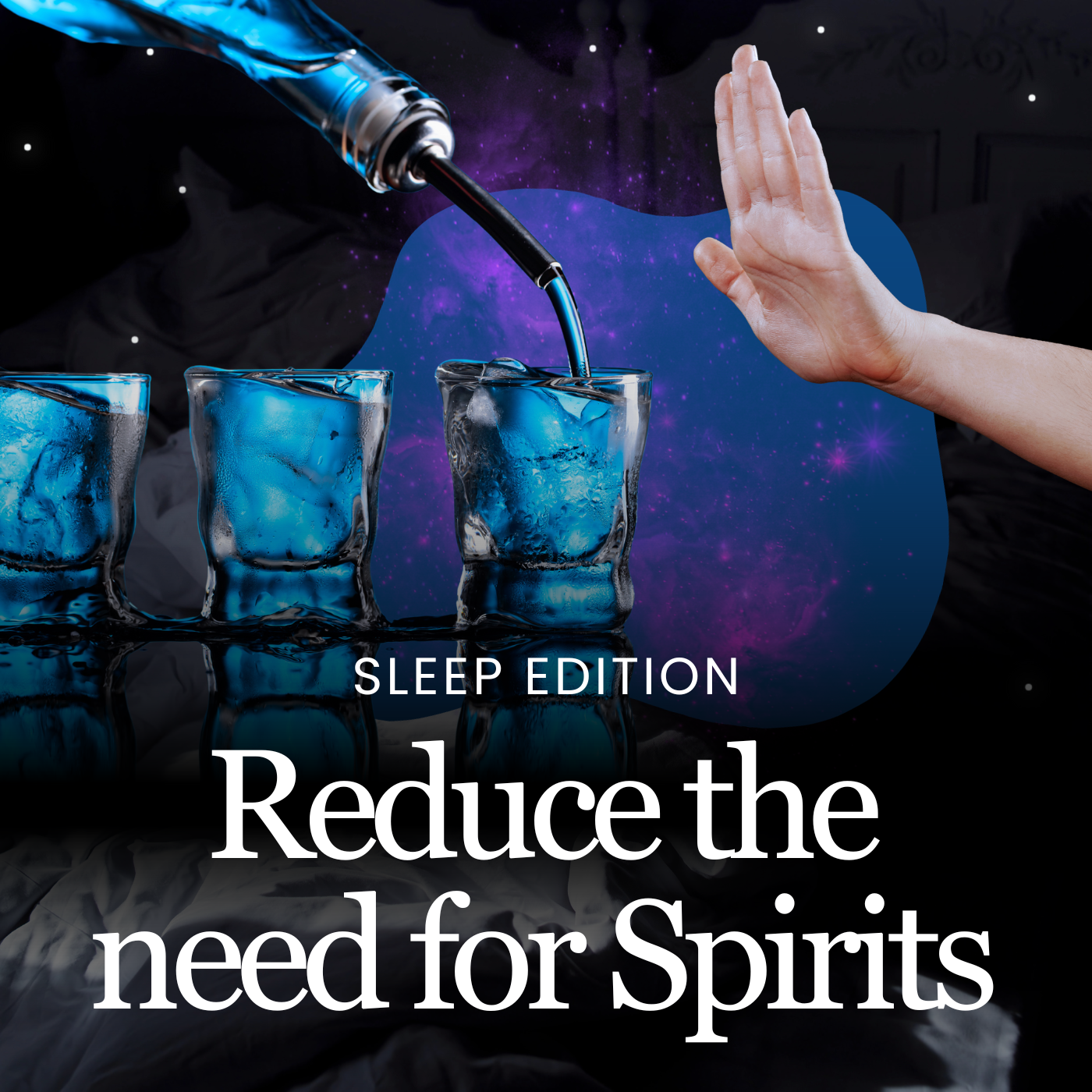 Reduce the need for spirits hypnotherapy - Sleep Edition