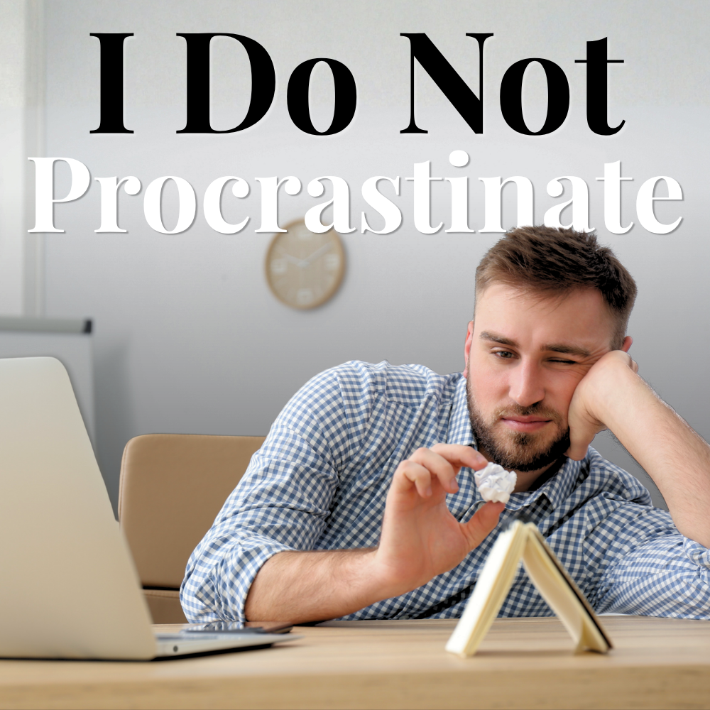 I do Not Procrastinate Hypnotherapy
