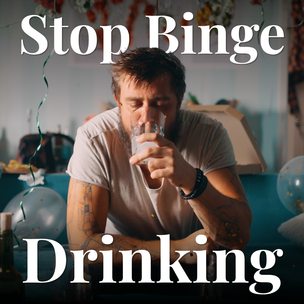 Stop Binge Drinking Hypnotherapy - take a break from alcohol & watch your life change